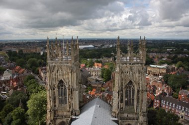 york minster üstünden Şehir Manzaralı