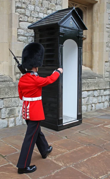 stock image March of queen's guard