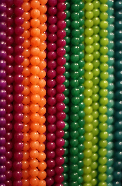 Colorful gemstones and beads — Stock Photo, Image