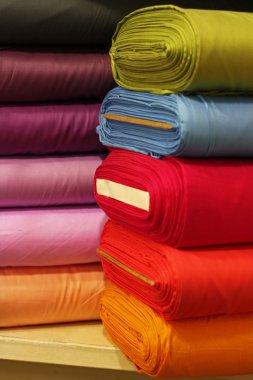 Colorful Fabrics clipart