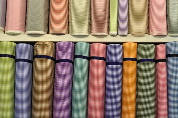 Loja de tecidos — Fotografia de Stock