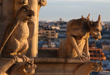 Gargoyles of Notre Dame clipart