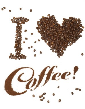 I Love Coffee! clipart