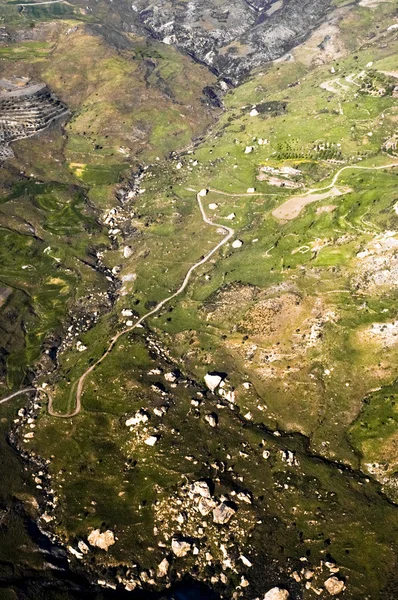 Aerial krajobraz z Cypru — Zdjęcie stockowe