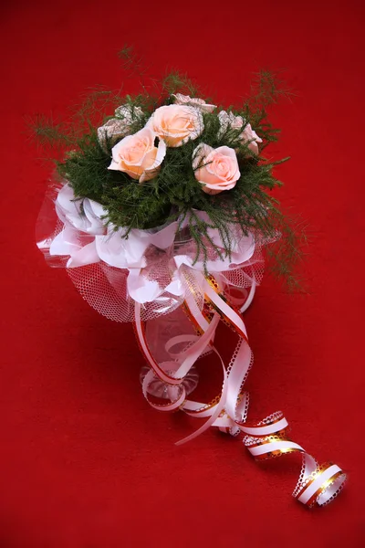 Bouquet of the rose roses — Stock Photo, Image