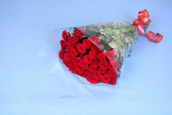 Big bouquet of the roses — Stock Photo, Image