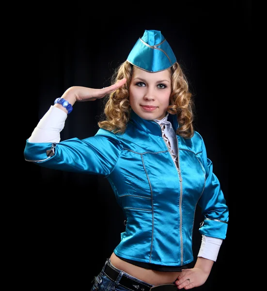 Girl in uniform — Stock Photo, Image