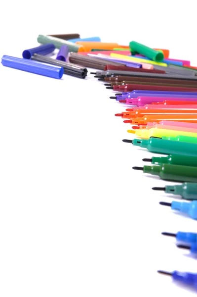 Marcadores caneta — Fotografia de Stock