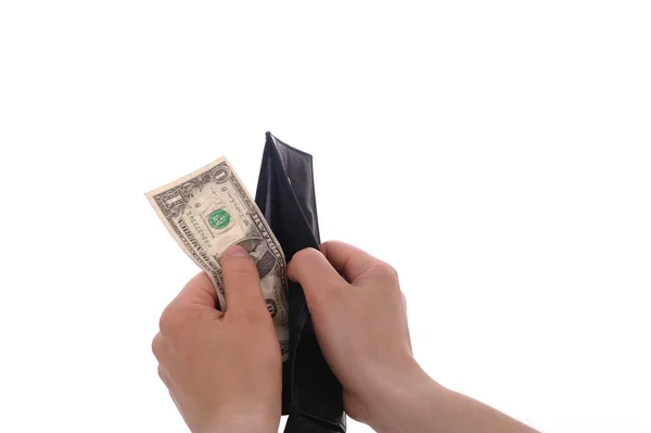 Dollar In Wallet — Stock Photo, Image