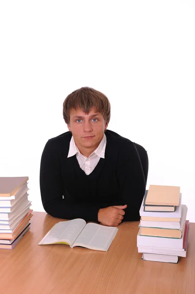 A student preparing for exams — Stock Photo, Image