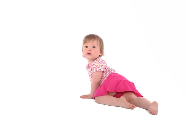Ein kleines Mädchen — Stockfoto