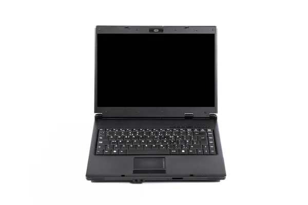 Laptopa z czarnym ekranem — Zdjęcie stockowe