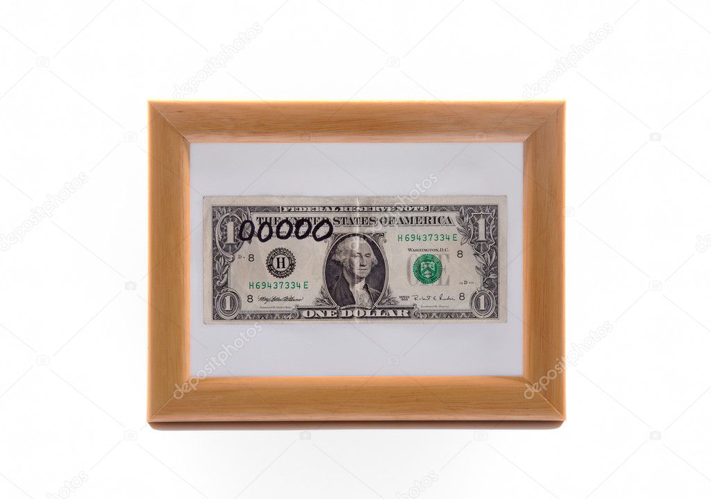 Dollar in the frame