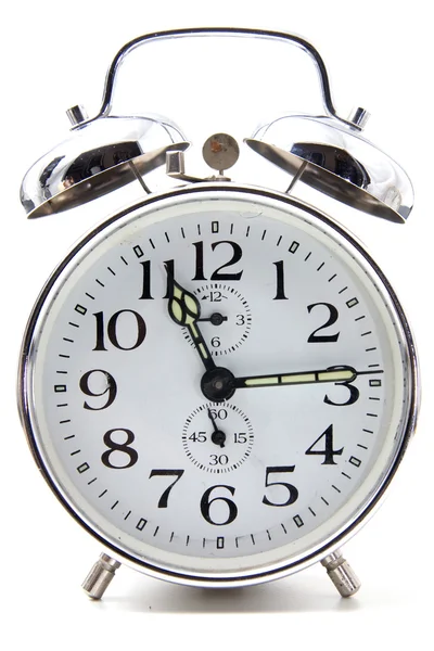Crome alarm clock — Stock Photo, Image