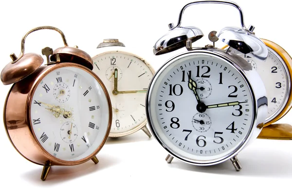 Several alarm clocks — Stock Photo, Image