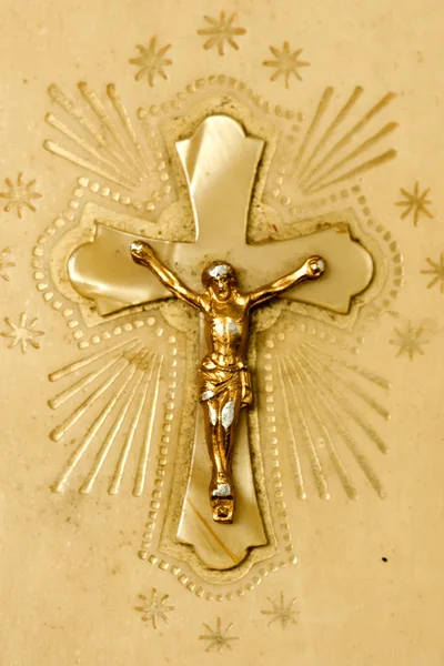 Gold cross — Stock Photo, Image