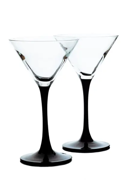 Martini glas på vit bakgrund — Stockfoto