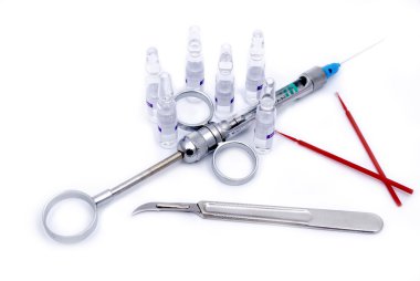 Medical instruments clipart