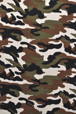 Camouflage fabric clipart