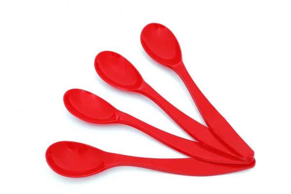 Four children's spoons — Stock Photo, Image