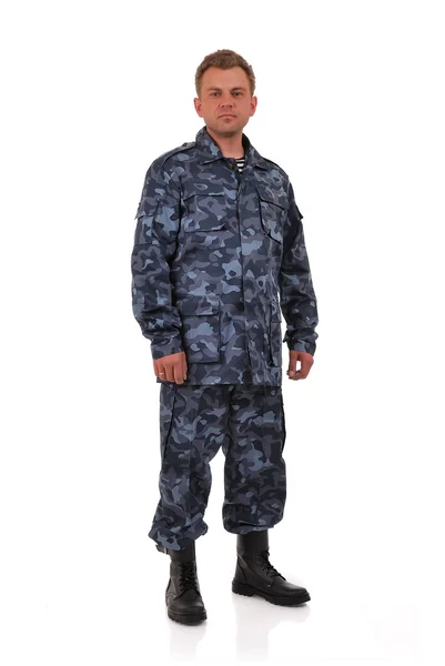 Man in camouflage — Stock Photo, Image