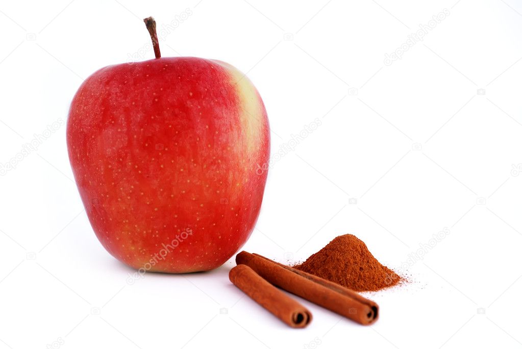 Apple and cinnamon
