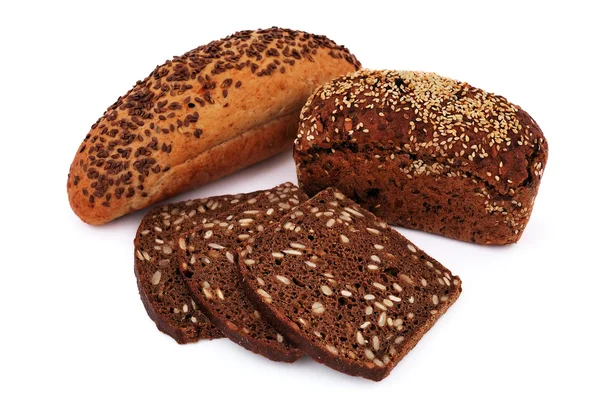 Pão com sementes de gergelim — Fotografia de Stock