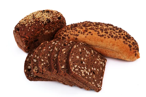 Pão com sementes de gergelim — Fotografia de Stock