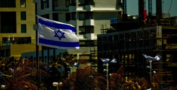 La bandera israelí Fotos De Stock