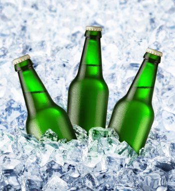 Beer is in ice clipart