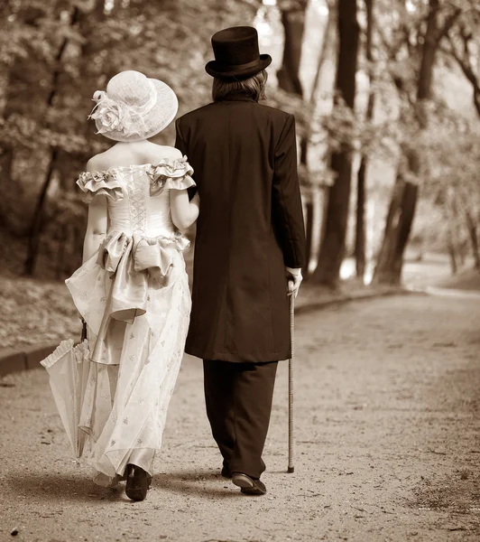 stock image Gentleman & lady