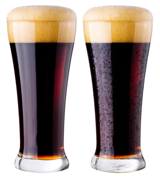 Чёрное пиво — стоковое фото