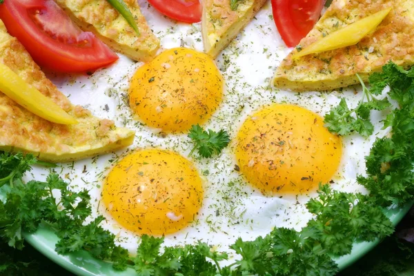 Jajka sadzone — Zdjęcie stockowe