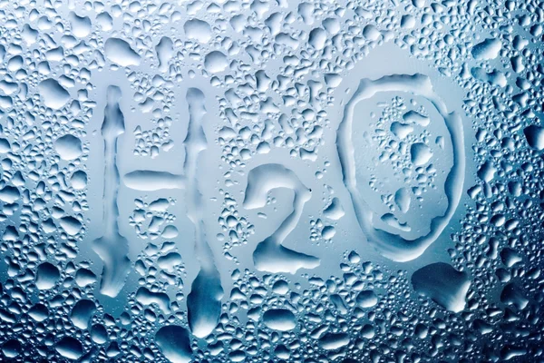 유리에 묻는 물방울 — 스톡 사진