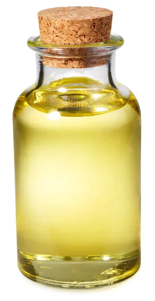 Bottiglia di olio di semi di girasole — Foto Stock