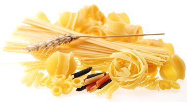 Back projected (lighted) macaroni (pasta) clipart