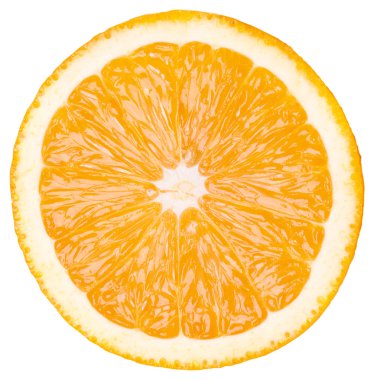 Orange section clipart