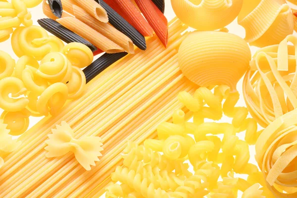 Tillbaka planerade (belyst) makaroner (pasta) — Stockfoto