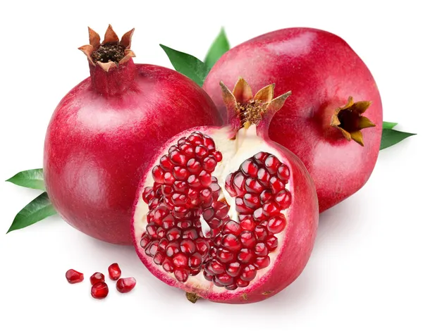 Pomegranate on a white background — Stock Photo, Image