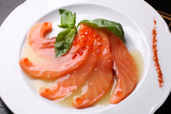 Salmón y caviar —  Fotos de Stock
