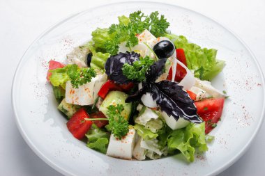 Greek salad clipart