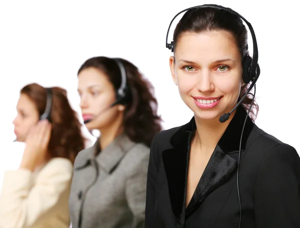 Customer support team during work. — Stock Photo, Image