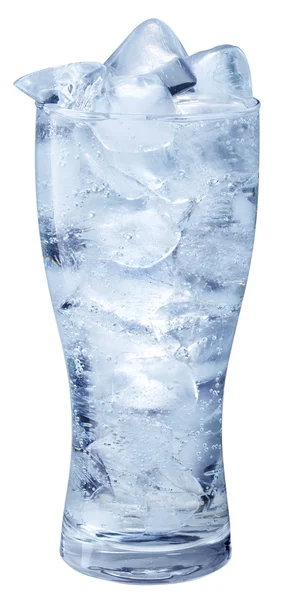 Copo de refrigerante com gelo — Fotografia de Stock