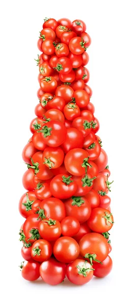 Bottle of ketchup built of small tomatoes. — Stock Photo, Image