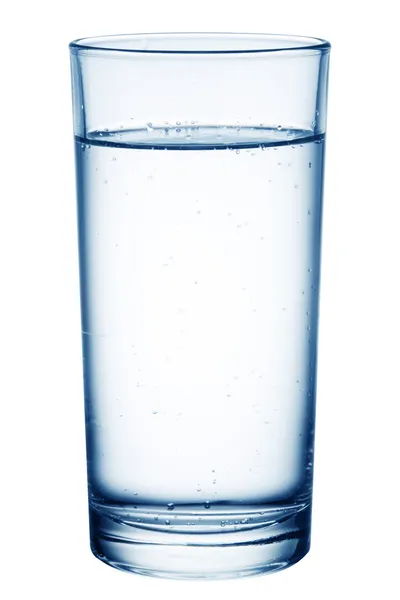 Стакан столовой воды — стоковое фото