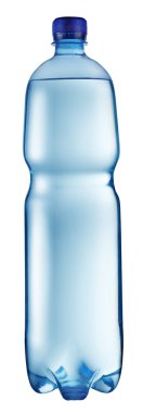 Plastik su şişesi.