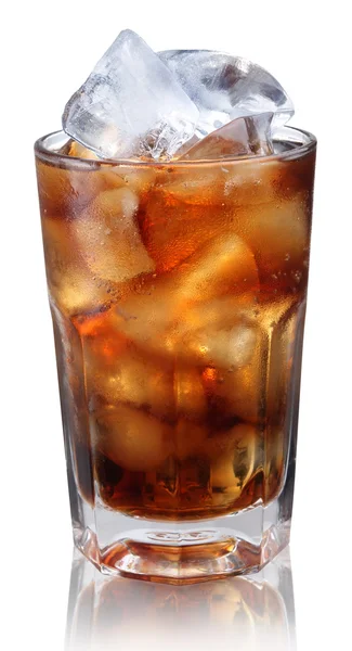 Steamed glass with cold cola Royalty Free Stock Photos