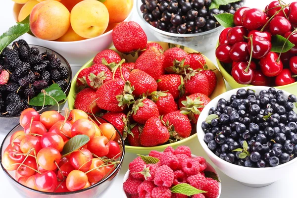 Summer wealth. Variety of berries. — Stock Photo, Image