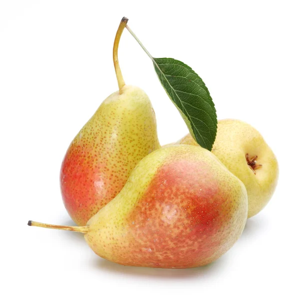 Three ripe pears. — Stock Photo, Image