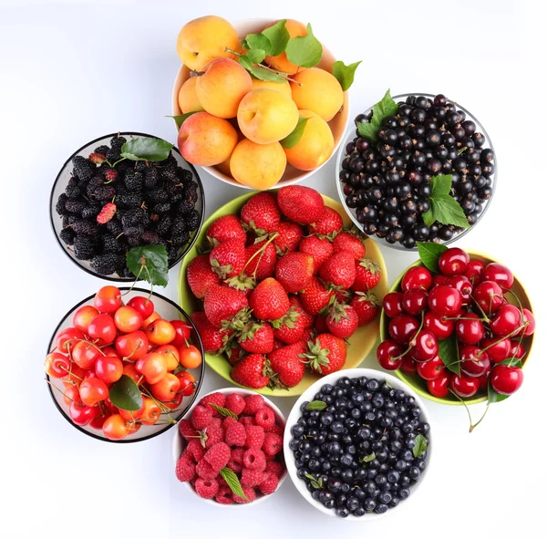 Summer wealth. Variety of berries. — Stock Photo, Image